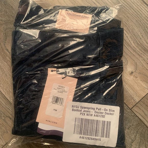 NWT NYDJ SPANSPRING PULL-ON SLIM BOOTCUT JEANS DECKER P2X (20WP-22WP) - Picture 4 of 7